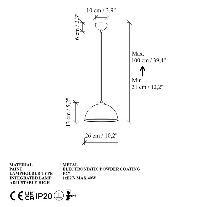 Opviq Echo - 16100 - A Lámpara de araña de metal con acabado de antigüedad Opviq Echo - 16100 - A Lámpara de araña de metal con acabado de antigüedad